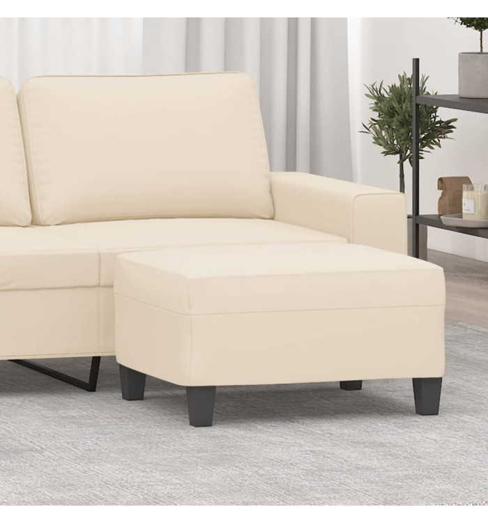 Repose-pied Beige 70x55x41 cm Tissu microfibre | Mobilier & Déco