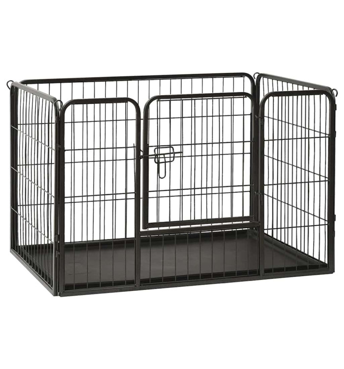 Parc pour chiots Acier 91,5x59x61 cm | Mobilier & Déco