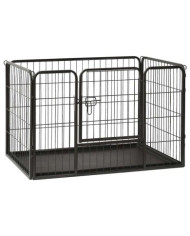Parc pour chiots Acier 91,5x59x61 cm | Mobilier & Déco