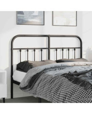 Tête de lit métal noir 150 cm | Mobilier & Déco