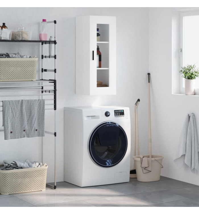 Armoire murale blanc 34,5x34x90 cm | Mobilier & Déco