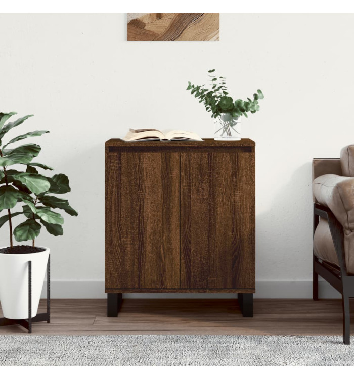 Buffet Chêne marron 60x35x70 cm Bois d'ingénierie | Mobilier & Déco