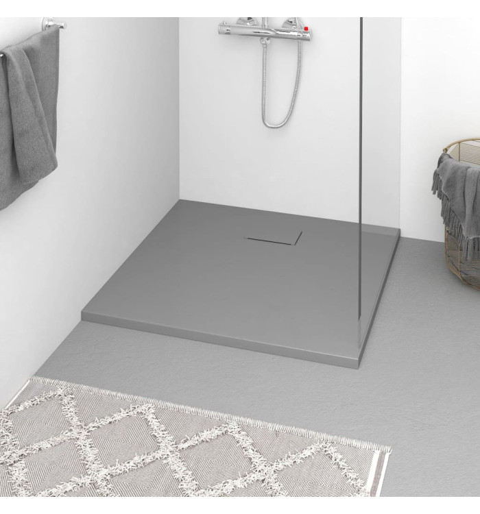 Receveur de douche SMC Gris 90x80 cm | Mobilier & Déco