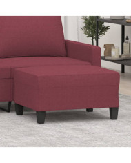 Repose-pied Rouge bordeaux 70x55x41 cm Tissu | Mobilier & Déco