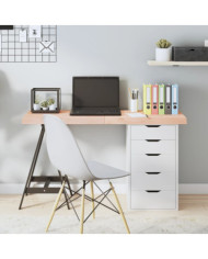 Dessus de table 120x40x(2-6) cm bois de chêne massif non traité | Mobilier & Déco