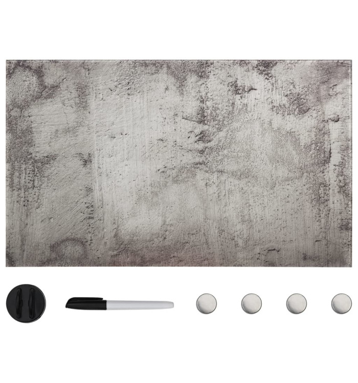 Tableau noir magnétique mural Verre 100x60 cm | Mobilier & Déco