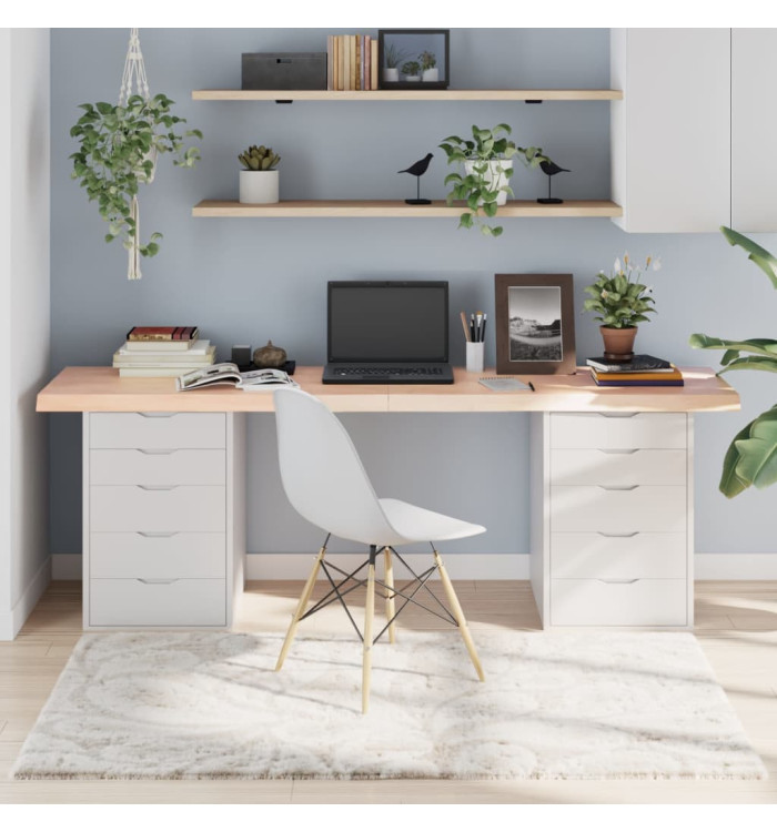 Dessus de table 200x50x(2-6) cm bois de chêne massif non traité | Mobilier & Déco