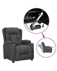 Fauteuil Gris foncé Tissu | Mobilier & Déco