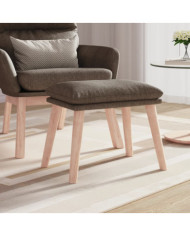 Repose-pied Taupe 45x29,5x35 cm Tissu | Mobilier & Déco