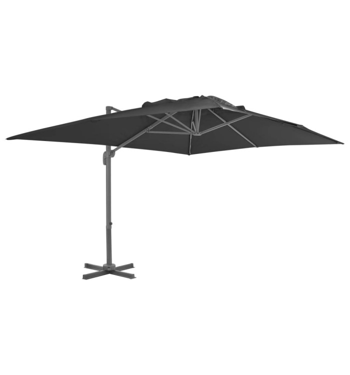 Parasol de jardin en porte-à-faux et poteau en aluminium | Mobilier & Déco