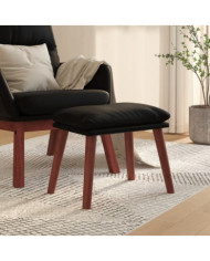 Repose-pied Noir 45x29,5x35 cm Similicuir | Mobilier & Déco
