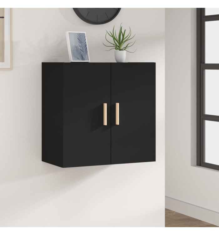 Armoire murale Noir 60x30x60 cm Bois d'ingénierie | Mobilier & Déco