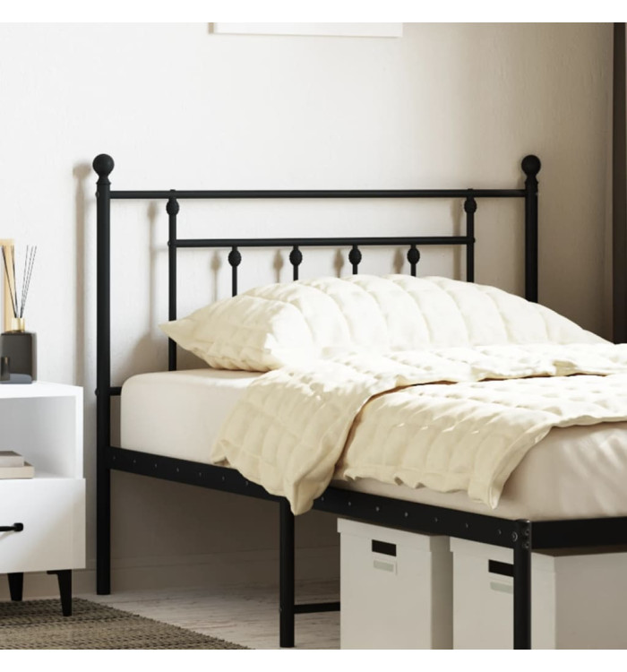 Tête de lit métal noir 107 cm | Mobilier & Déco
