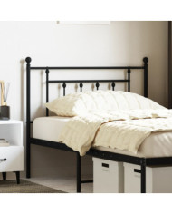 Tête de lit métal noir 107 cm | Mobilier & Déco