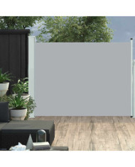 Auvent latéral rétractable de patio 140x500 cm Gris | Mobilier & Déco