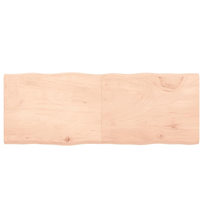 Dessus de table bois massif non traité bordure assortie | Mobilier & Déco