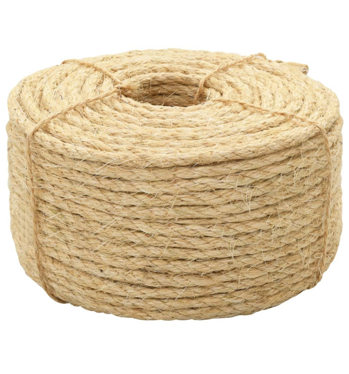 Corde 100 % en sisal 10 mm 250 m | Mobilier & Déco
