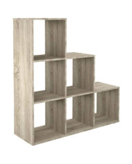 FMD Séparateur de pièce 6 compartiments 104,3x32,6x106,5cm chêne sable | Mobilier & Déco