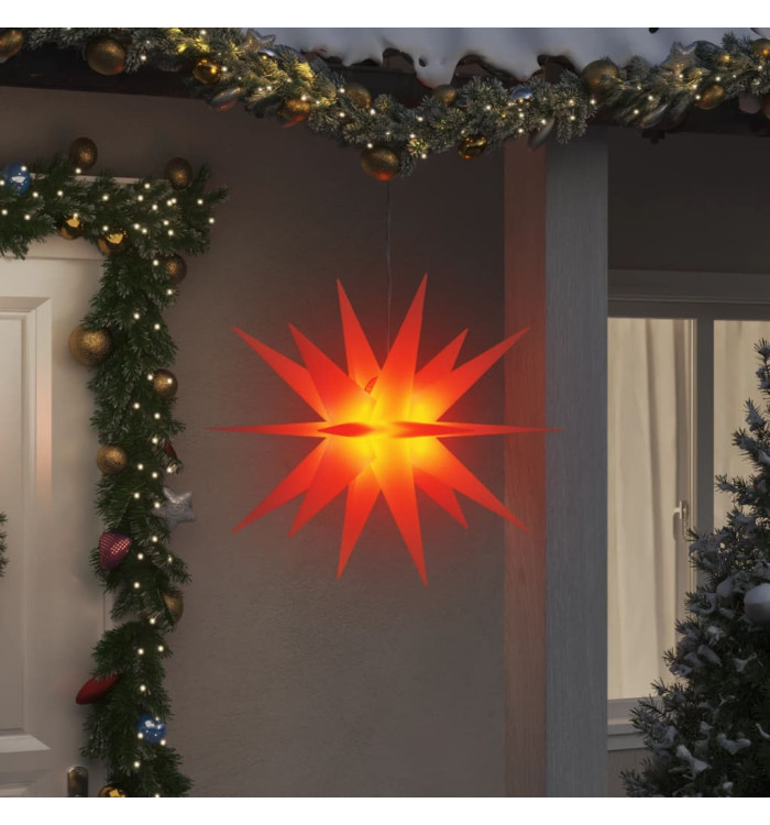 Lumière de Noël avec LED pliable rouge 100 cm | Mobilier & Déco