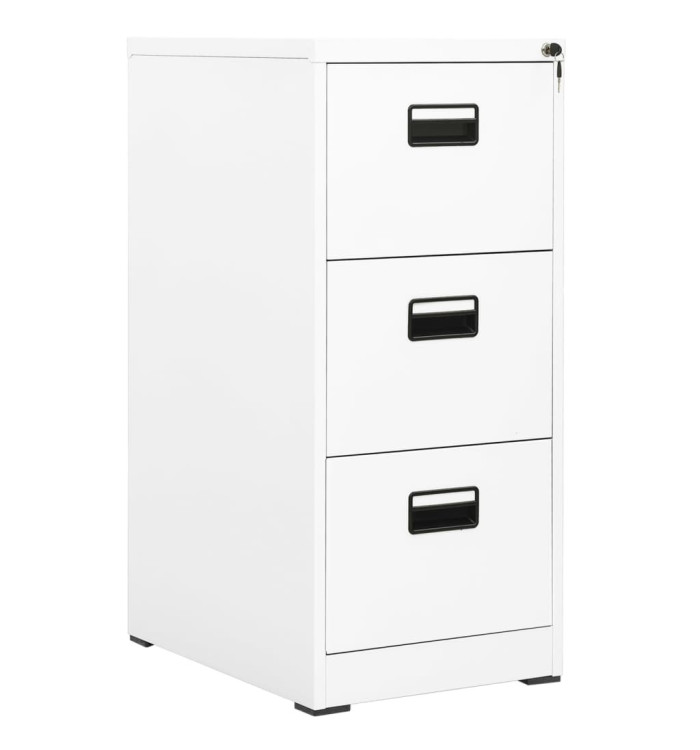Classeur Blanc 46x62x102,5 cm Acier | Mobilier & Déco