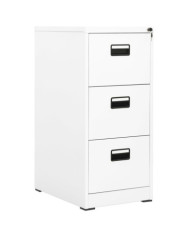 Classeur Blanc 46x62x102,5 cm Acier | Mobilier & Déco