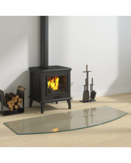 Plaque de verre pour cheminée 120x50 cm | Mobilier & Déco