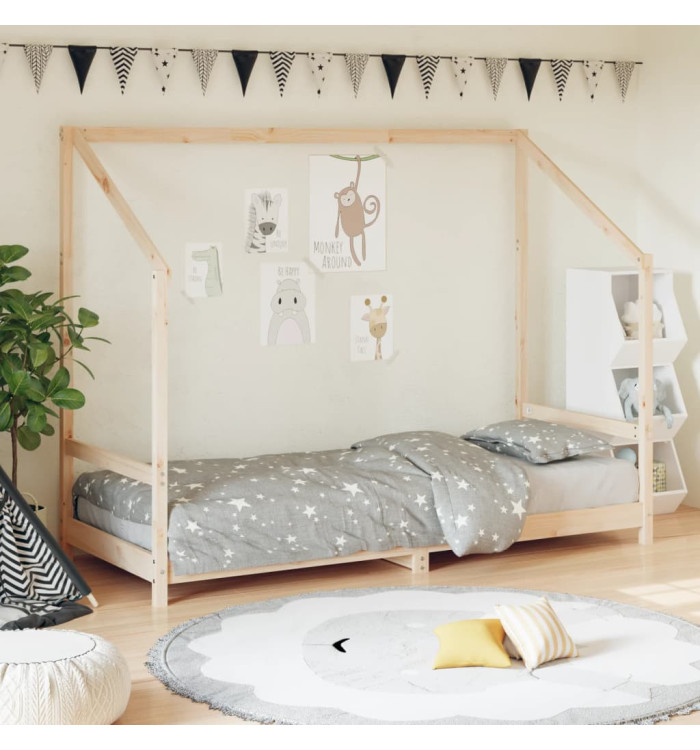 Cadre de lit pour enfants 80x200 cm bois de pin massif | Mobilier & Déco