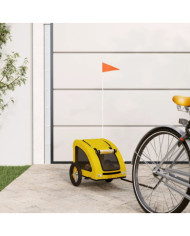 Remorque de vélo pour animaux de compagnie jaune | Mobilier & Déco