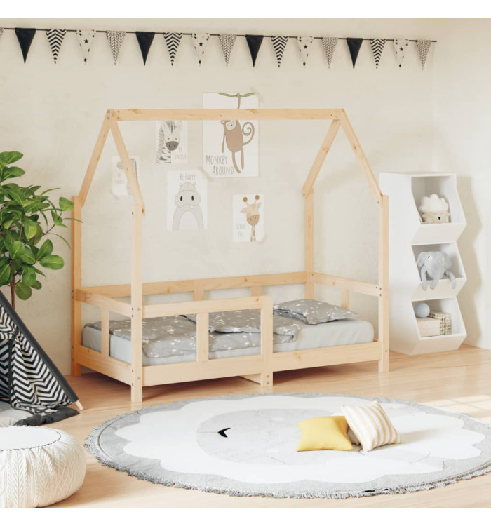 Cadre de lit pour enfant 70x140 cm bois de pin massif | Mobilier & Déco