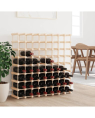 Casier à vin pour 72 bouteilles 90,5x23x90,5 cm pin massif | Mobilier & Déco