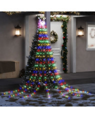 Guirlande de sapin de Noël 320 LED colorées 375 cm | Mobilier & Déco