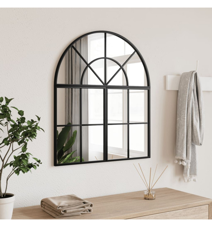 Miroir mural noir 60x70 cm arche fer | Mobilier & Déco