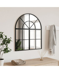 Miroir mural noir 60x70 cm arche fer | Mobilier & Déco