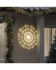Étoile rayonnante de Noël 140 LED 4 pcs blanc chaud 17 cm | Mobilier & Déco