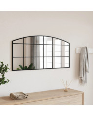 Miroir mural noir 100x50 cm arche fer | Mobilier & Déco