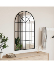 Miroir mural noir 60x100 cm arche fer | Mobilier & Déco