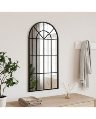 Miroir mural noir 40x80 cm arche fer | Mobilier & Déco