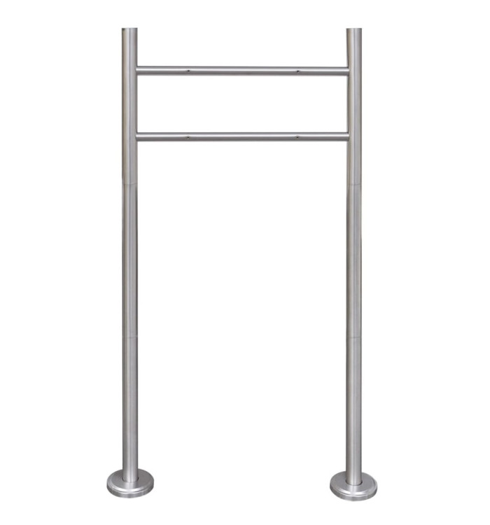 Support en acier inoxydable pour boîte aux lettres | Mobilier & Déco
