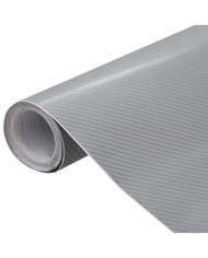 Films 4D de voiture 2 pcs Argenté 100x150 cm | Mobilier & Déco