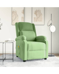 Fauteuil de massage Vert clair velours | Mobilier & Déco