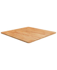 Dessus de table carré Marron clair70x70x1,5cm Bois chêne traité | Mobilier & Déco