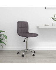 Chaise pivotante de bureau Taupe Tissu | Mobilier & Déco