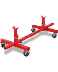 Support d'essieu mobile Rouge | Mobilier & Déco