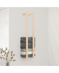 Porte-serviette 23x18x110 cm Bois de pin massif | Mobilier & Déco