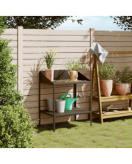 Support pour plantes anthracite 75,5x54,5x100cm acier galvanisé | Mobilier & Déco