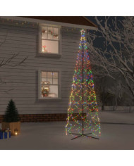 Arbre de Noël cône 1400 LED Colorées 160x500 cm | Mobilier & Déco