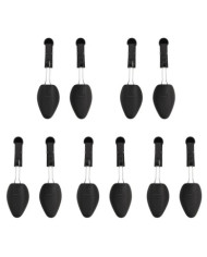 Embauchoirs 5 paires noir EU 35-38 plastique | Mobilier & Déco