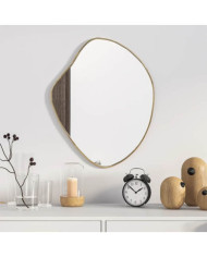 Miroir mural Doré 50x40 cm | Mobilier & Déco