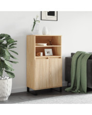 Buffet haut Chêne sonoma 60x36x110 cm Bois d'ingénierie | Mobilier & Déco