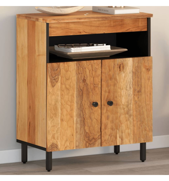 Armoire latérale 60x33x75 cm bois massif d'acacia | Mobilier & Déco
